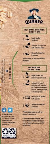 Quaker Quaker Instant Oatmeal, Protein Apple Cinnamon, 6 Count