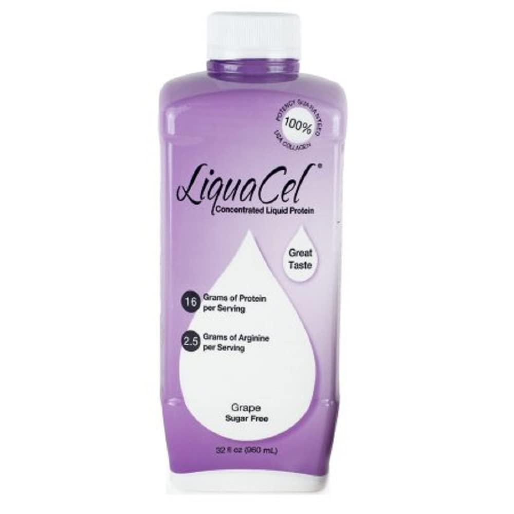 Global Health Products Global Health Products LiquaCel Liquid Protein 3 Sets of 32 Ounces Grape