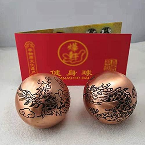 LIANGJUANG LIANGJUANG Baoding Balls Meditation Balls Chinese Balls Chinese Health Balls Baoding BallsBaoding Balls, Exercise Massage Balls Stress Relieve Hand Exercise Therapy Ball for Hand Therapy Stress Re