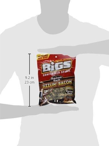 Big's Sunflower Seeds Bigs Sunflower Seeds (Pack of 2) (Bacon Salt Sizzlin Bacon)