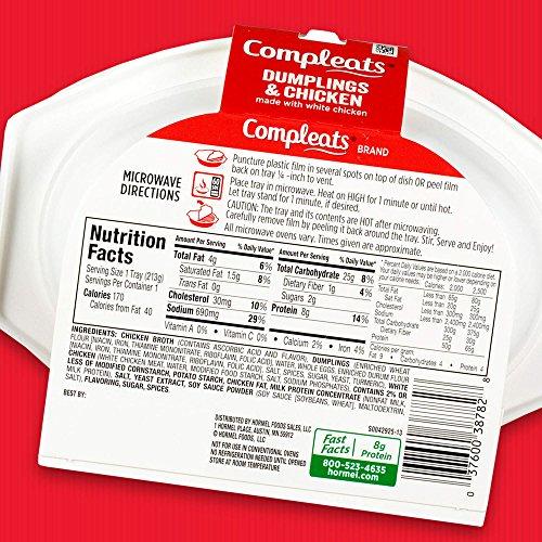 Compleats Hormel Compleats Dumplings & Chicken, 7.5 Ounce (Pack of 7)