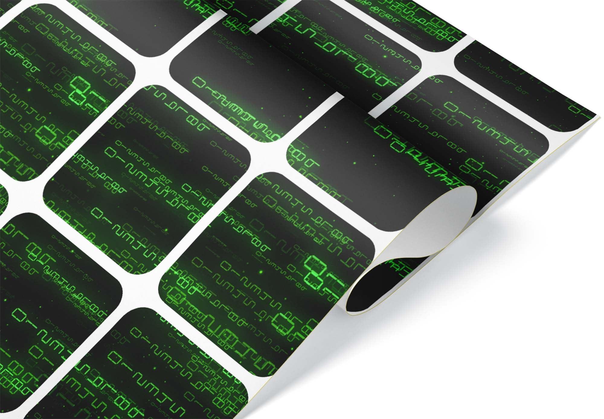 Generic Computer Binary Code Premium Wrapping Paper Roll Gift Wrap Sheet for Christmas Presents Birthday Party Decorations (12 foot x 30 inch roll)