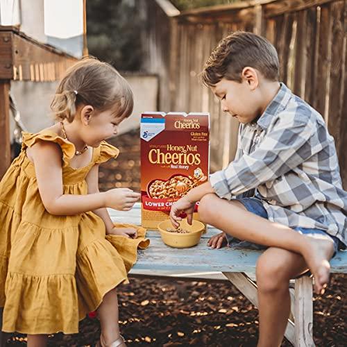 Cheerios Honey Nut Cheerios Heart Healthy Breakfast Cereal, Gluten Free Cereal With Whole Grain Oats, Large Size, 15.4 oz