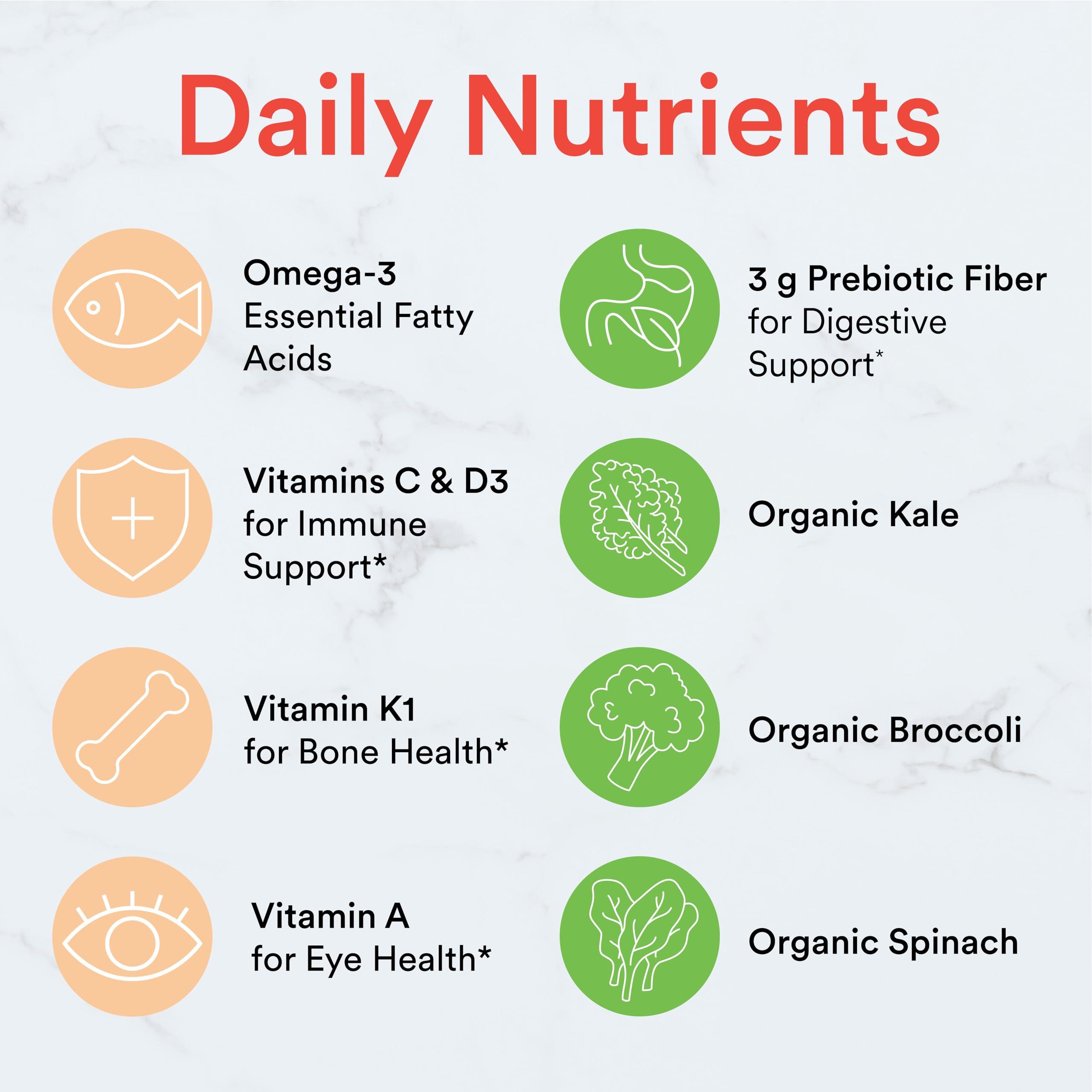 SmartyPants SmartyPants Kids Multivitamin + Fiber & Veggie Bundle: Omega 3 Fish Oil, Prebiotic Fiber, Gluten-Free, Three Fruit & Mixed Berry Flavors, Multi & Omegas (120 Count) + Fiber & Veggies (60 Count)