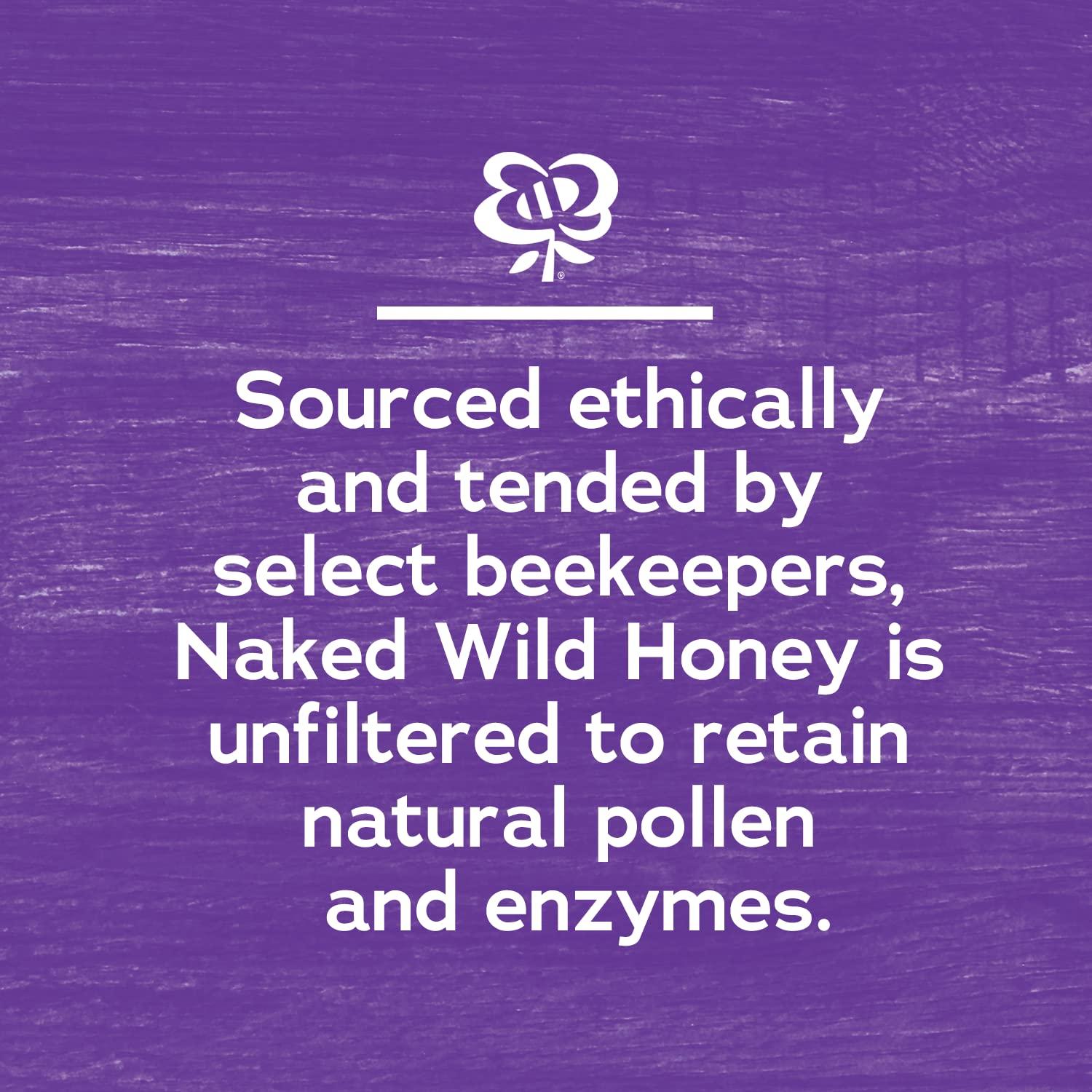 Naked Wild Honey Naked Wild Honey, Raw Unfiltered Honey, 0.45 Ounce On-The-Go Packets (20 pack) - Pack of 2