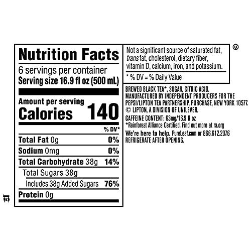 Pure Leaf RTD Tea Pure Leaf Sweetened Tea, 16.9 oz, 6 pk