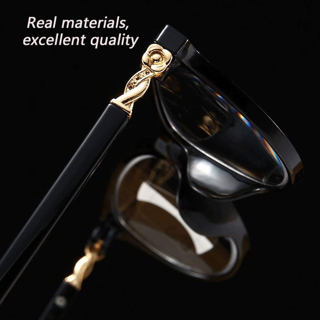 Geeyu Smart Zoom Reading Glasses, Anti Glare, Eyeglasses, AR Anti-Reflective Coating, Quality Readers (Color : Black, Size : 2.0)