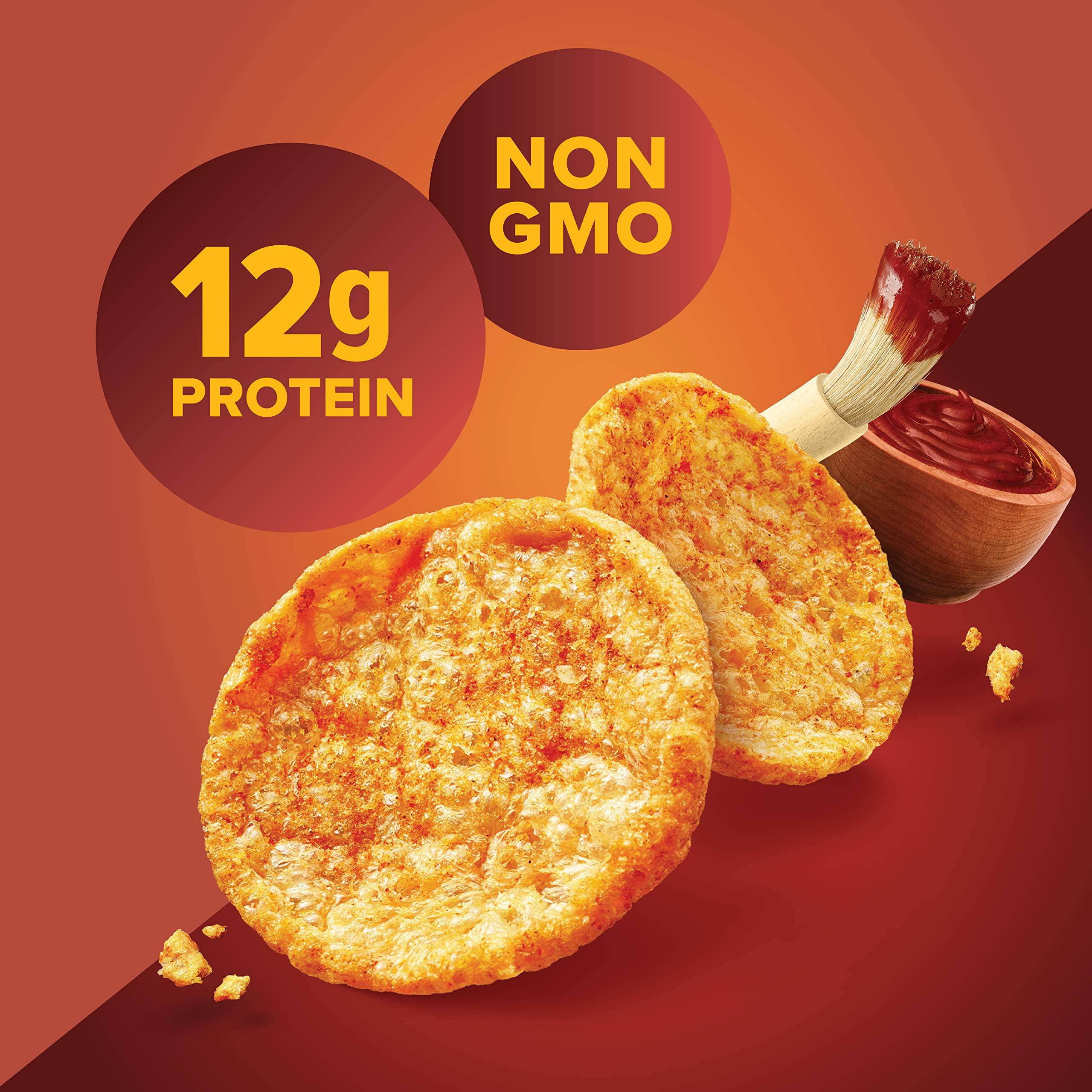 Pure Protein Pure Protein 12G Protein Hickory BBQ Popped Crisps 12 Count & Quest Nacho Cheese Protein Chips 18G Protein 12 Count