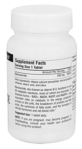 Source Naturals Source Naturals Niacinamide B-3 100mg Metabolic Support - 250 Tablets