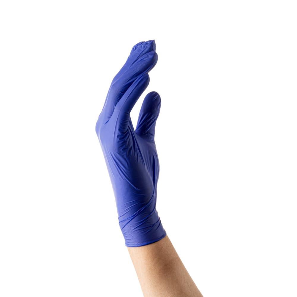 Restaurantware Restaurantware LOW DERMA Medium Nitrile Gloves 1000 Disposable Hypoallergenic Gloves - FDA Compliant No Powder And No Latex Blue Non-Sterile Gloves Low Dermatitis Potential