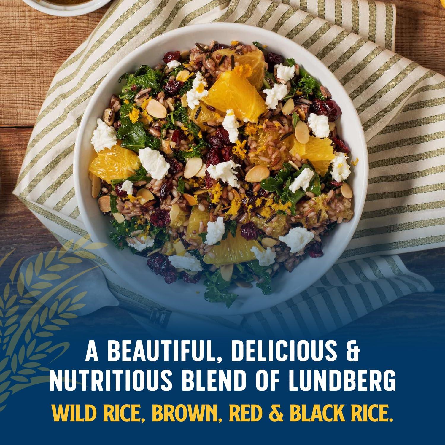 Lundberg Lundberg Organic Wild Blend Rice, Regenerative Organic Certified A Balanced Blend of Brown Rice, Red Rice, and Black Rice, 32 Oz