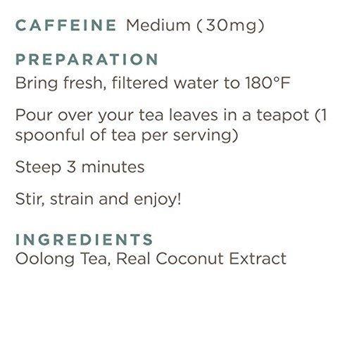 Golden Moon Tea Golden Moon Coconut Pouchong Green Tea - Loose Leaf, Non GMO - Travel Tin (16 Servings)