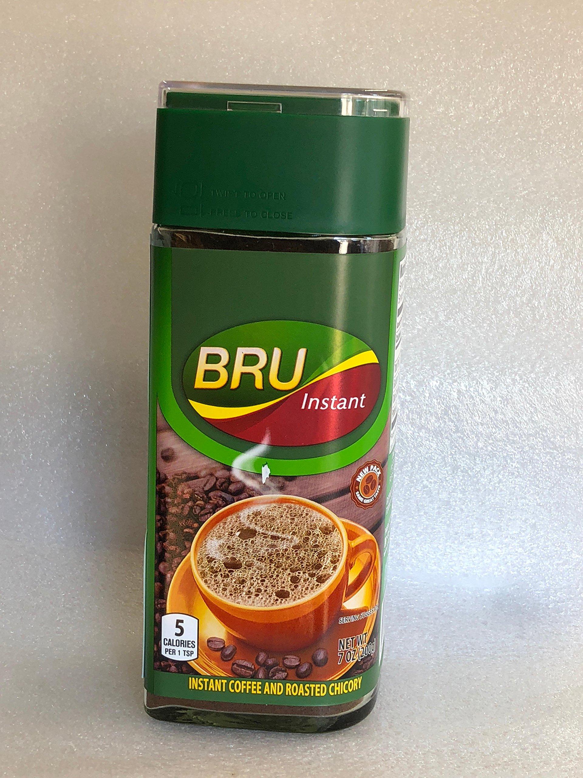BRU 12 BOTTLES OF BRU INSTANT COFFEE 7oz (200g) EACH