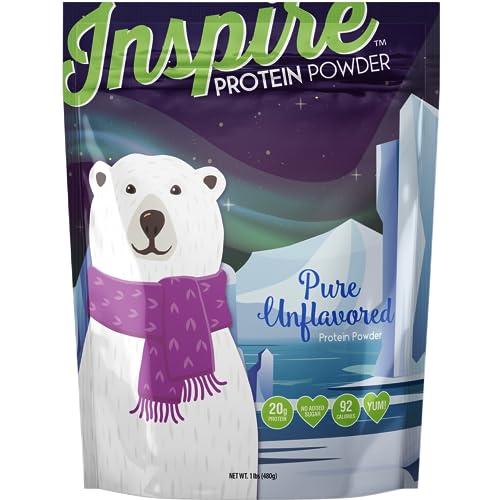 Bariatric Eating Bariatric Eating Inspire Pure Unflavored 20g Whey Protein Isolate Powder (20 Servings)