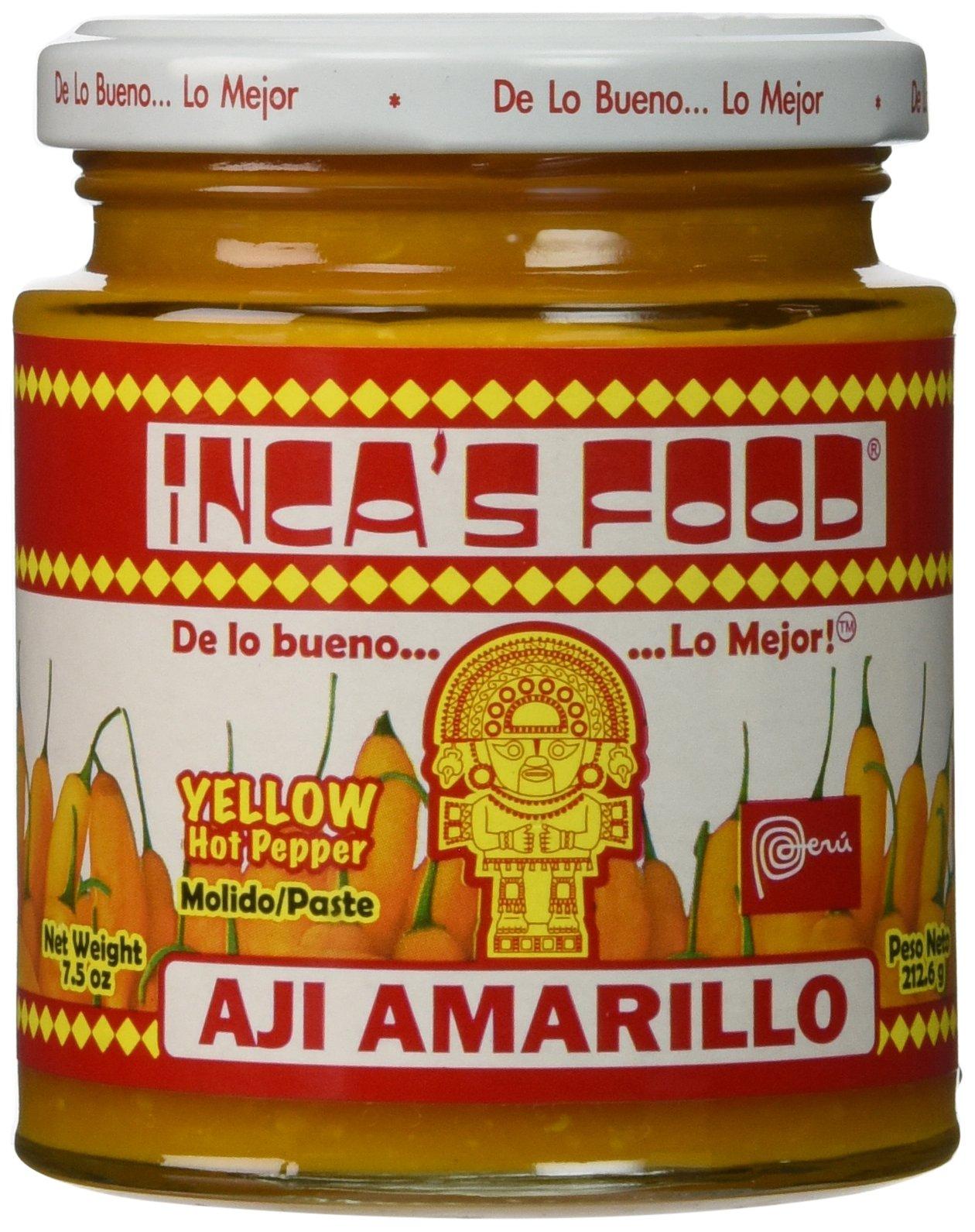 Inca's Food Inca's Food Aji Amarillo Paste - Hot Yellow Peruvian Pepper Paste 7.5 oz (3 PACK)