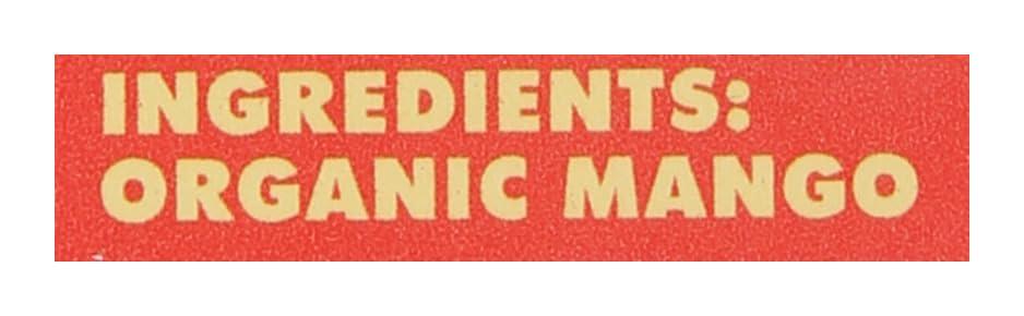 SOLELY SOLELY Organic Mango Whole Fruit Gummies | Two Ingredients | No Added Sugars, Artificial Colors or Flavors | Vegan Fruit Snacks, 0.7 Ounce (Pack of 5)