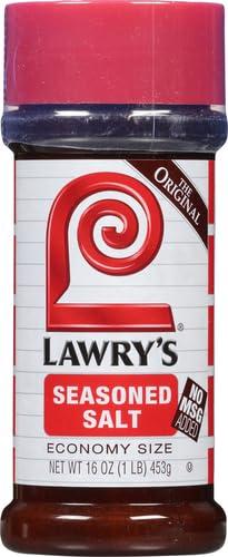 Lawry\'s Lawry\'s Casero Original Seasoned Salt Shaker, Economy Size, 16 oz, Red Color (Pack of 2)