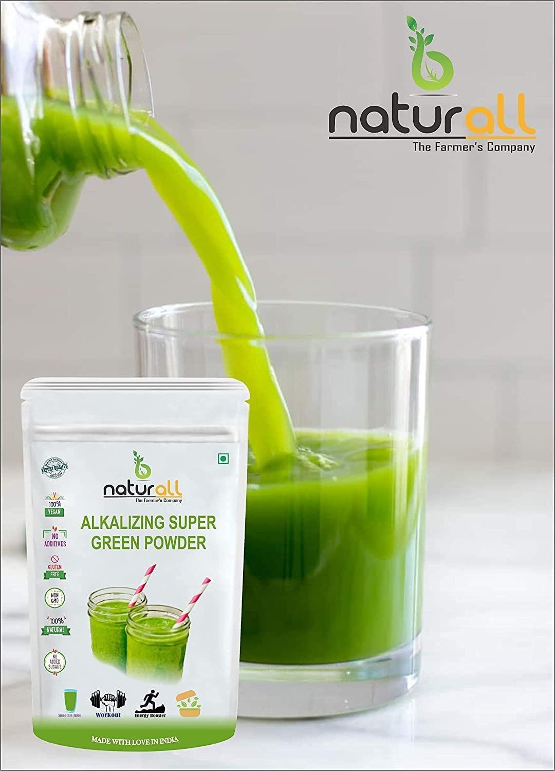 BETT BETT Alkalizing Super Greens | Natural Vitamins and Minerals | Rich in Antioxidants - 200 GM by B Naturall.