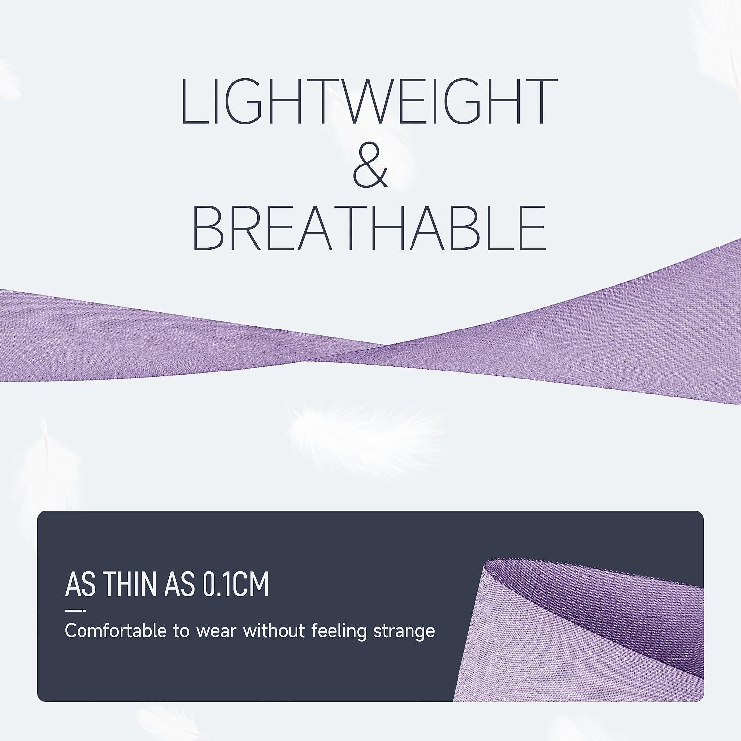 Domaste Domaste Ultra Thin Ankle Wraps Ankle Brace for Men Women, Adjustable Ankle Straps for Arch, Sprained Foot, Tendinitis, Football, Basketball, RunningViolet, Pack of 1