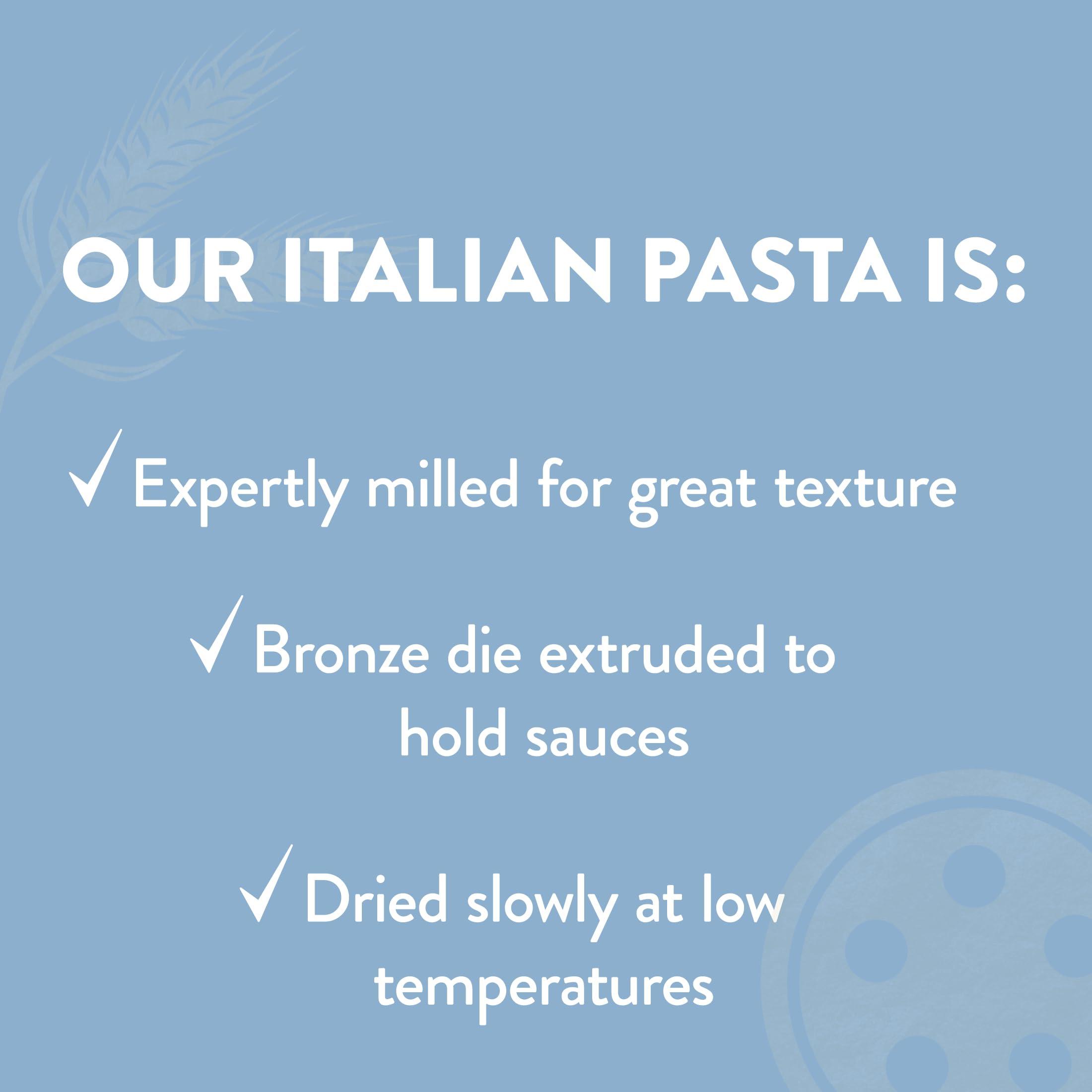 DeLallo DeLallo Thin Spaghetti Pasta, 1 Pound Bag, 4 Pack, Al Dente Texture, Made in Itay, Made with Durum Wheat Semolina Flour, Cooks in 9 Minutes, Non-GMO, Long Cut