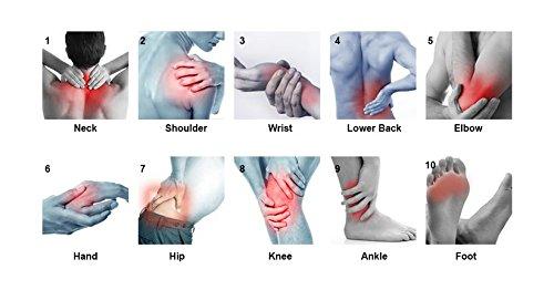 HealthmateForever FDA Cleared HealthmateForever PM10AB 10 Modes Mini Body Electrical Back Pain Relief Massager Provide Body Relaxation Experience PM10AB + Extra Lower Back Pain Toning Belt