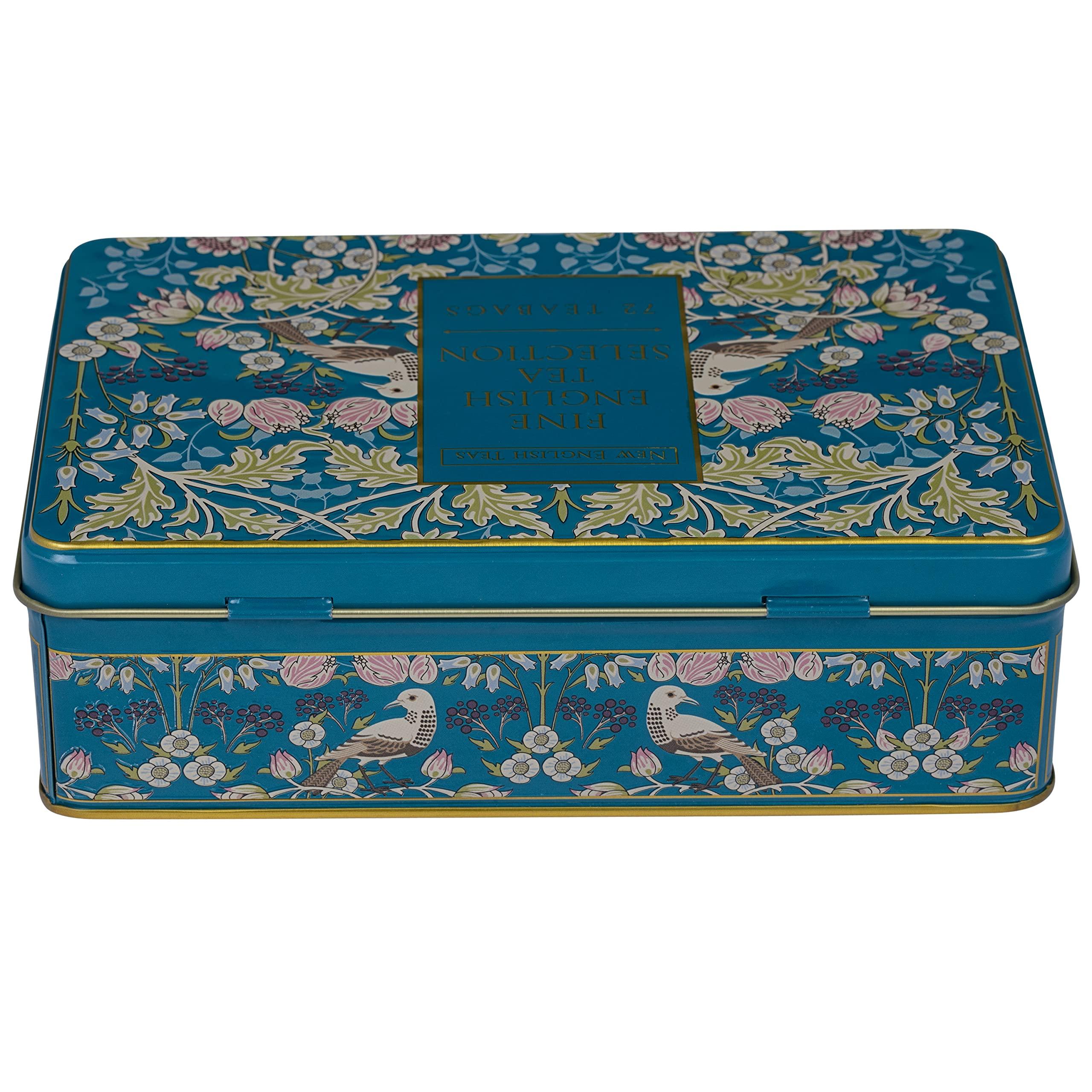 New English Teas New English Teas Song Thrush & Berries Tea Tin with 72 Assorted English Teabags