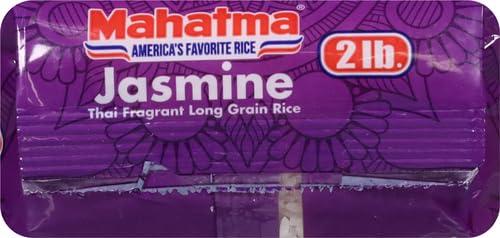 Mahatma Mahatma Jasmine Rice, 32-Ounce Bag of Rice, Thai, Indian, or Cambodian Fragrant Flavored Rice, Stovetop or Microwave Rice