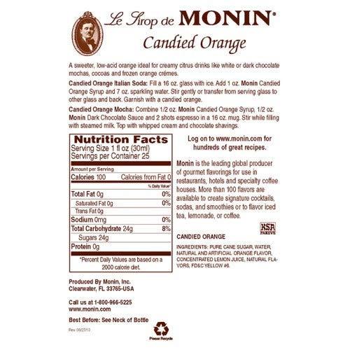 Monin Monin Candied Orange Syrup