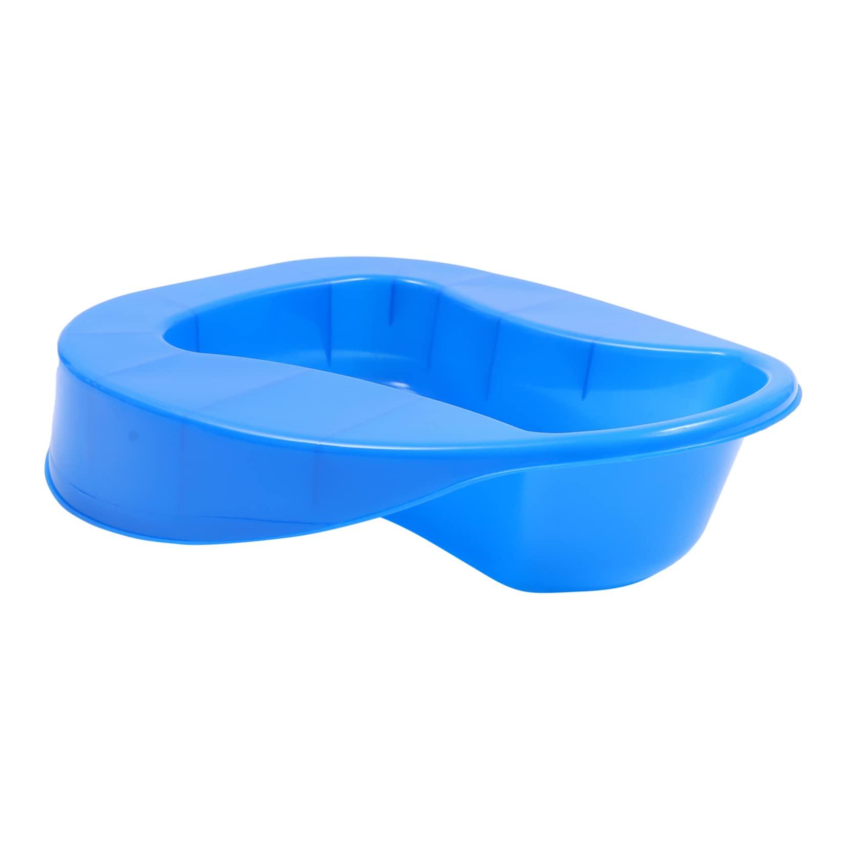 Healeved Healeved Toilet Portable Potty for Adults Travel Potties Portable Toilet 1 PC for Bedridden Elderly Bedpans Spittoon Plastic Thickened Household Squatting Pan Bedpans
