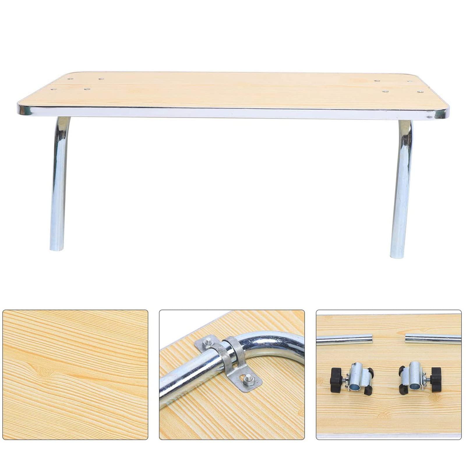 WWTSMYXGS Removable Wood Wheelchair Tray, Upthehill Detachable Wheelchair Table Attachment Eating Writing Wheelchair Accessories Fit Adult Wheelchair Tray