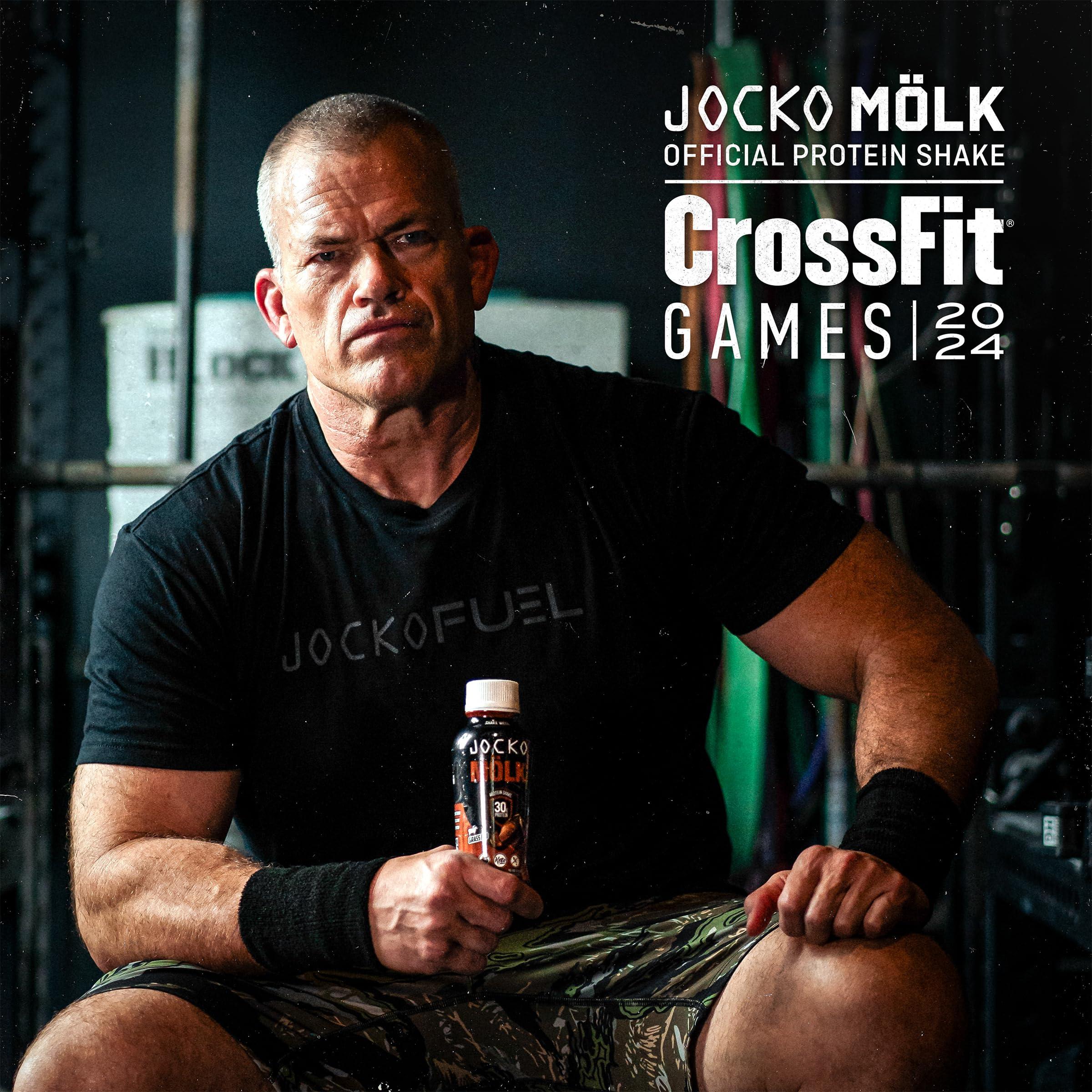 Jocko Fuel Jocko Mlk 30g Grass Fed Protein Shakes No Added Sugar Protein Drinks KETO Friendly - Ready to Drink 12 FL Oz (Pack of 12) Vanilla