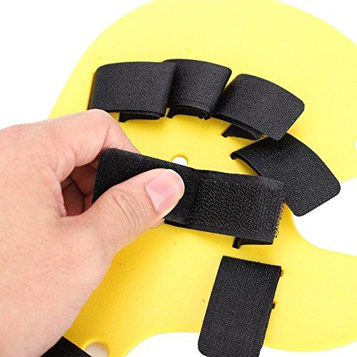 Dioche Finger Orthotics Extended Type Fingerboard Stroke Hand Splint Training Support, mproves Stability, Moderate Stabilizing Support(yellow)