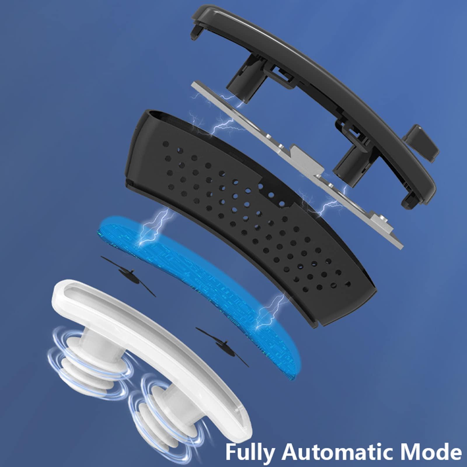 Walkervo Anti Snoring Devices with Fixing Strap Electric Snore Stopper Wearable Anti-snoring Chin Massager 6-Speed Wind Adjustment Stop Snoring Improve Sleep