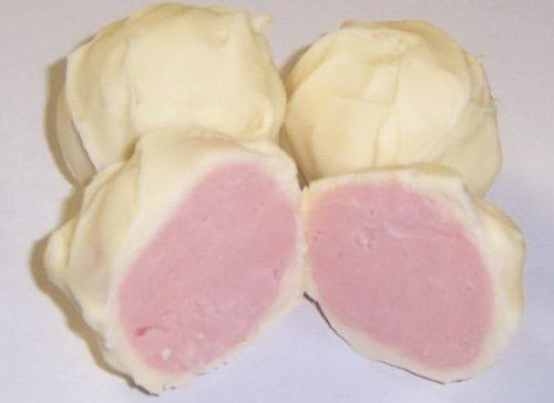 Scott's Cakes Scott's Cakes Apricot and Strawberry White Chocolate Truffles in a 1 Pound Poinsettia Box