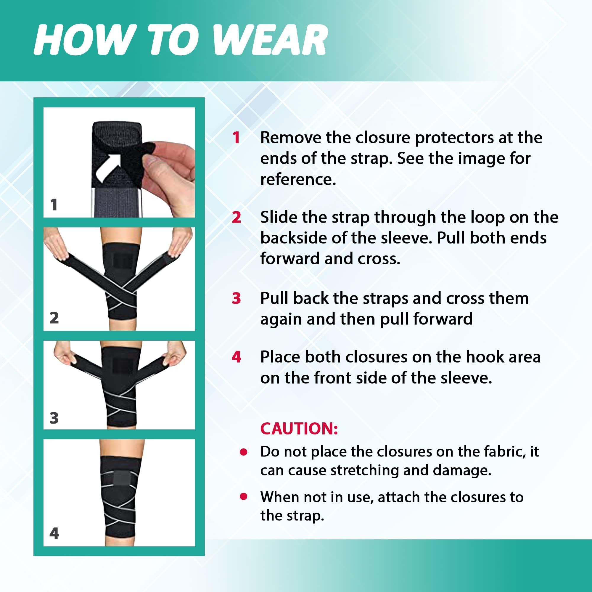 DCF DCF Knee Braces, Knee Sleeve for Men and Women - knee compression sleeve, knee Pain Relief, fitness knee Support for Sports Arthritis Working Out Running Basketball, Weightlifting, Gym (Small, Red)