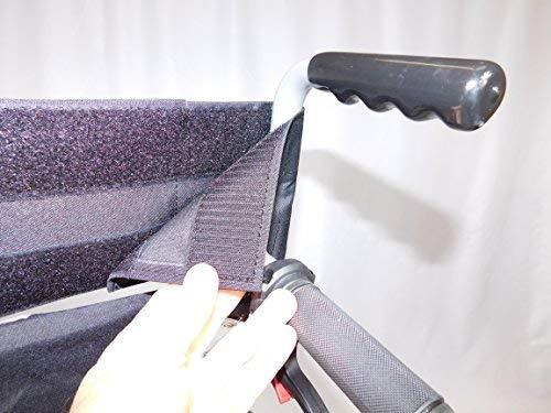 Troy Technologies Inc. Universal Push Wheelchair Handle Extender - Backrest Wheelchair Accessories for Adults – Extendable Handle for Wheelchair & Strollers – Adjustable Extender for Wheelchair for Adults