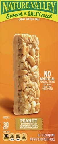 Nature Valley Nature Valley Sweet and Salty Granola Bars, Peanut, 30 Bars, 36 OZ