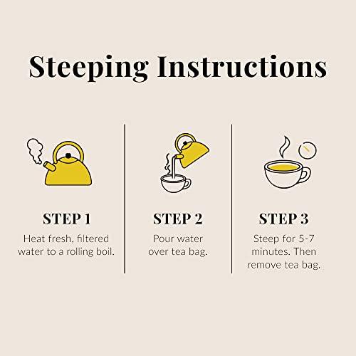 The Republic of Tea The Republic of Tea Lemon Chiffon Cuppa Cake Tea, 36 Tea Bags, Decadent Herbal Green Rooibos Tea