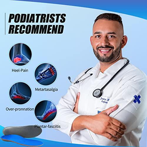 iFitna iFitna Full Length Orthotic Shoe Insoles Classic with Arch Support Unisex- Relieve Metatarsal, Arch and Heel Pain