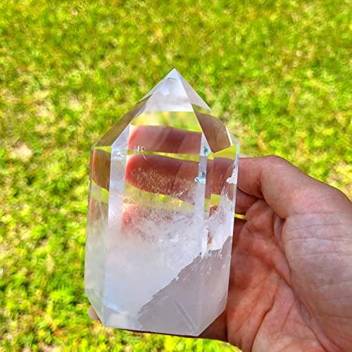 Roxxy Crystals Large Clear Quartz. Natural Himalayan Tibetan High Altitude Raw 6 Sided Point Crystal Obelisk. High Purity Clear Quartz Point. Reiki Healing