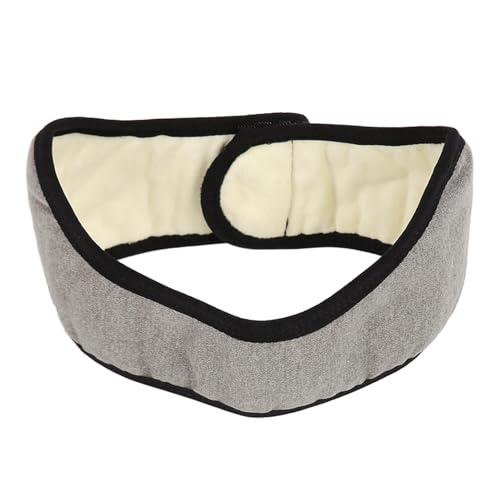 Agatige Soundproof Sleep Earmuff Headband, Sleeping Noise Cancelling Ear Wrap Ear Muffs Winter Women Sleep Mask for Men Women (Grey)