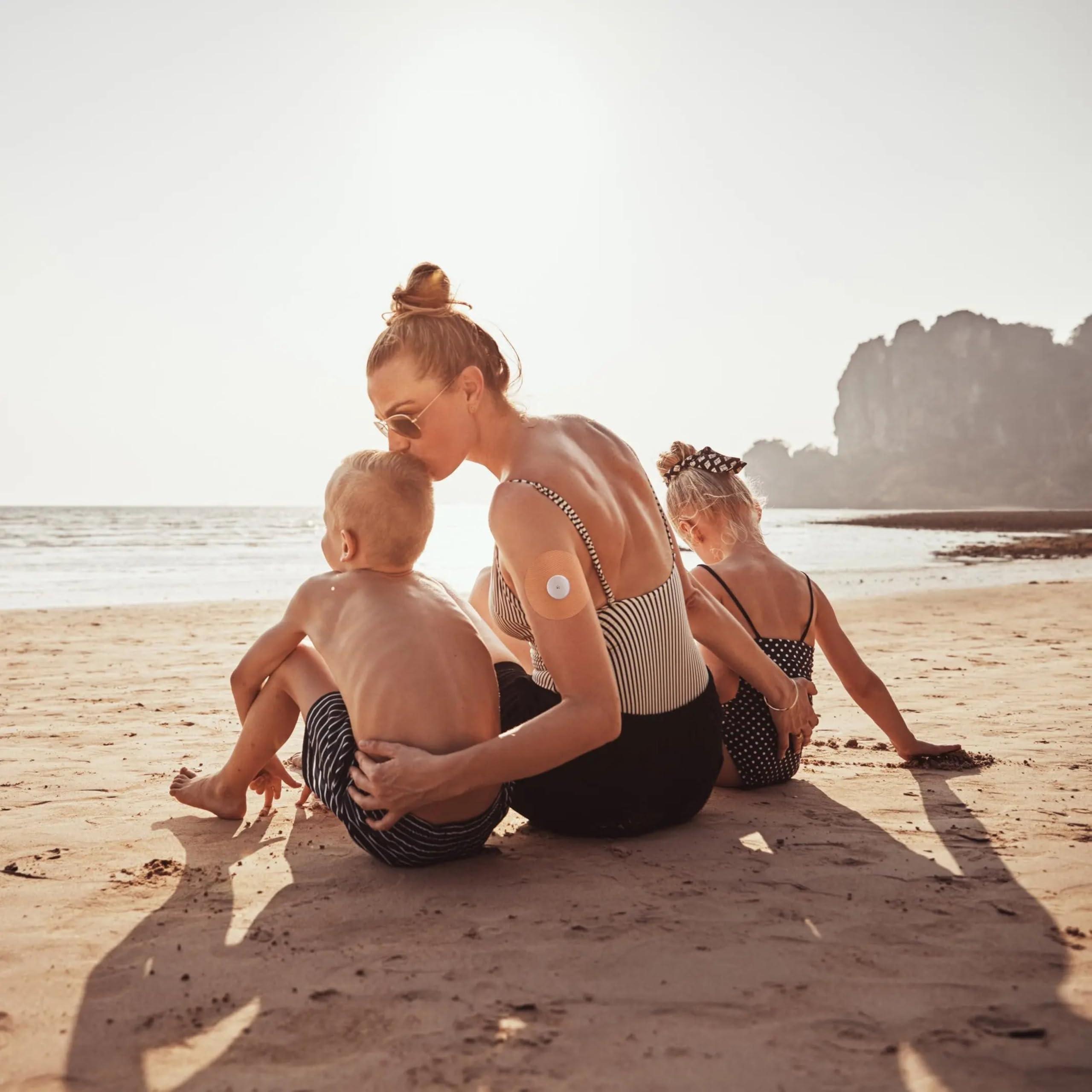 KT Tape KT Tape, Dexcom G7 CGM Patch, Pro Extreme Water Resistant Adhesive, Ultra-Breathable Synthetic Fabric