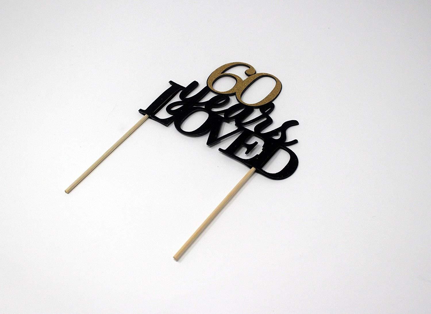 lagoet Black PAW Print Design Birthday nkLA Number Cake Topper 5.5" Tall (Number - 3)