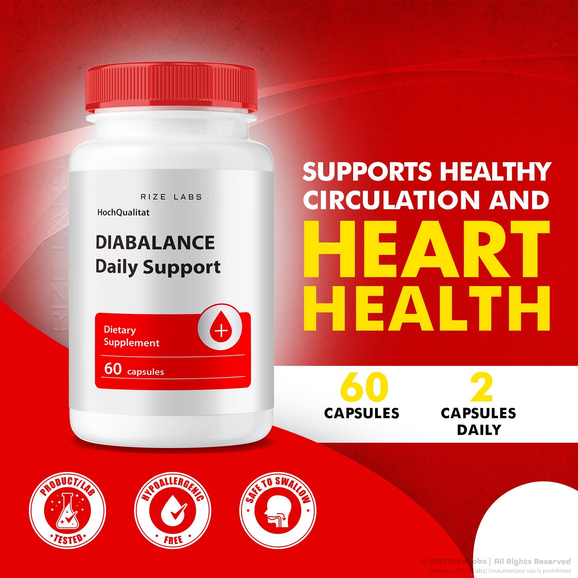 rize labs (3 Pack) Diabalance Daily Support (180 Capsules)