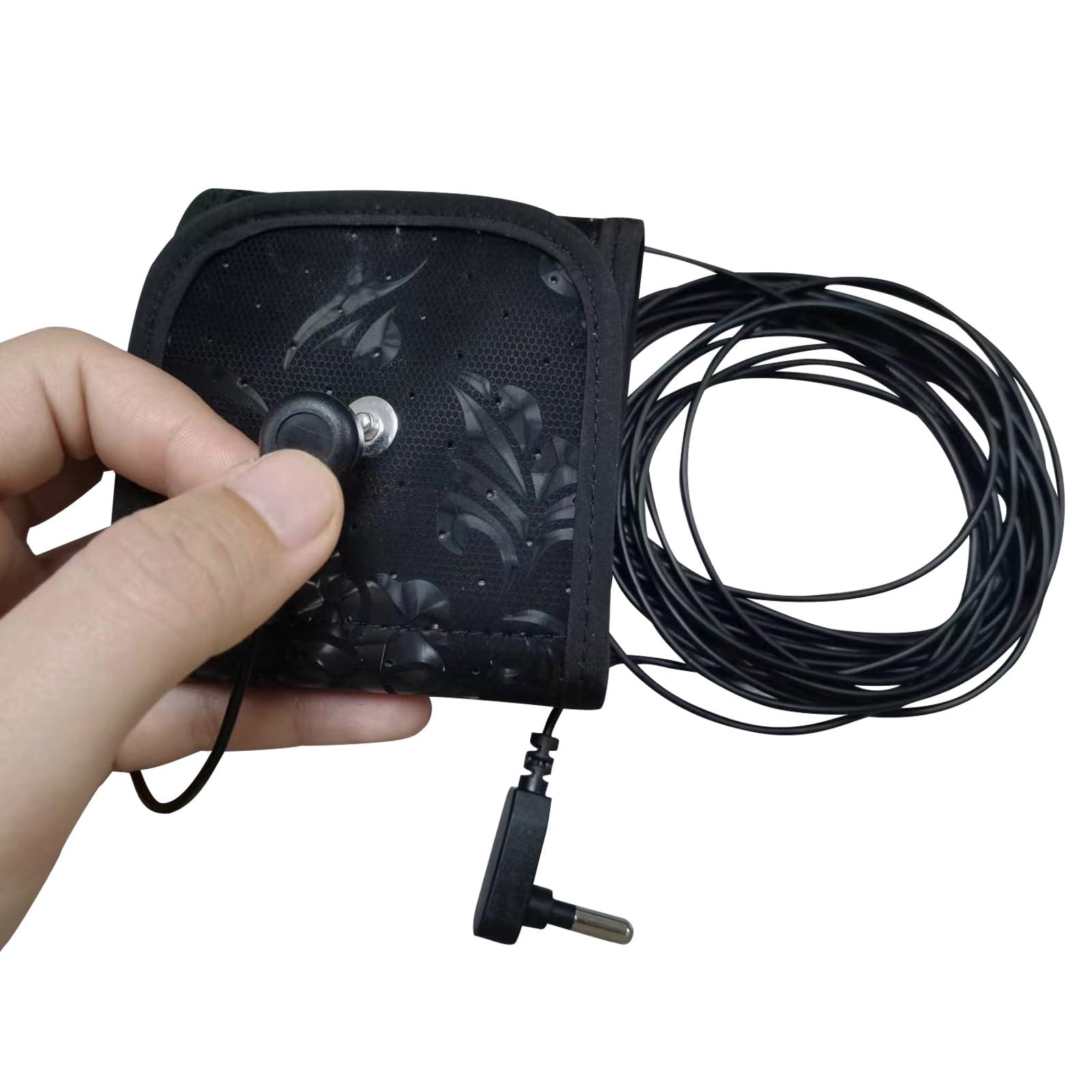 MINPWNP Grounding Wrist Strap, Grounding Strap with 15ft Grounded Cord, Floral Pattern Earth Wrist Band Reduces Inflammation, Anxiety