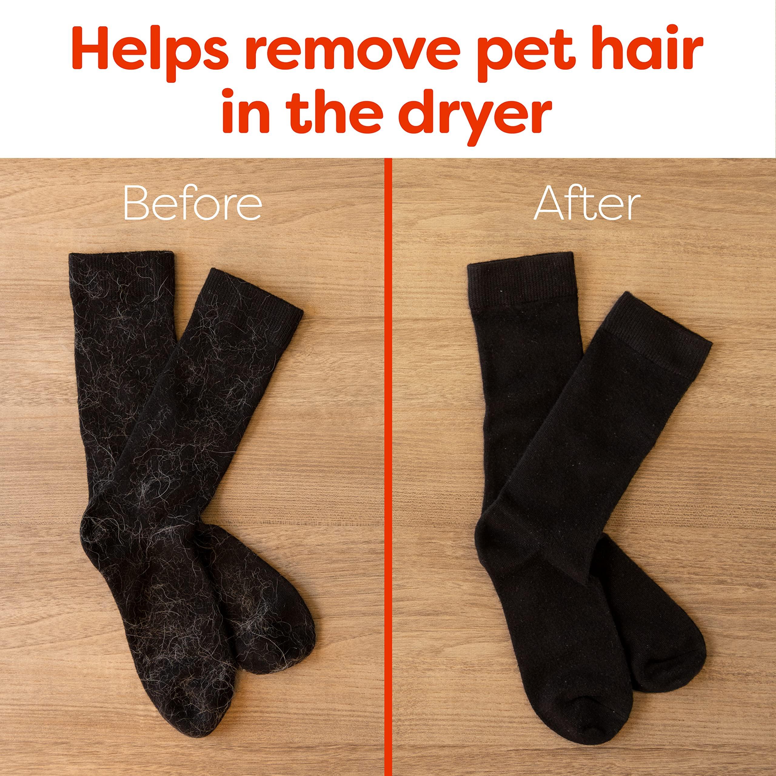 Bounce Bounce Pet Hair and Lint Guard Mega Fabric Softener Dryer Sheets with 3X Pet Hair Fighters, Unscented, 150 Count