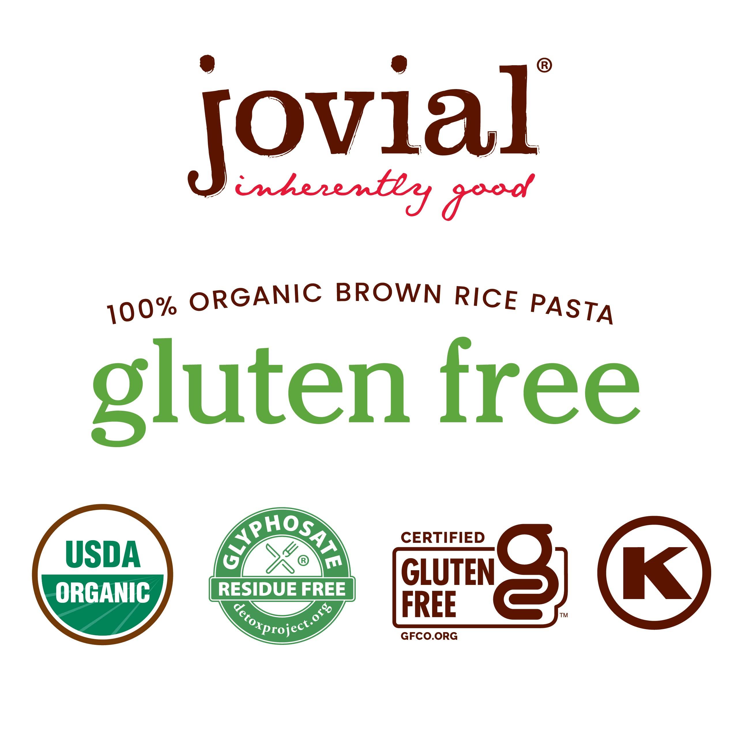Jovial Jovial Whole Grain Brown Rice Egg Tagliatelle Pasta - Pasta Tagliatelle, Tagliatelle Pasta, Whole Grain Pasta, Organic Pasta, Gluten Free, Dairy Free, Brown Rice Pasta, Made in Italy - 9 Oz