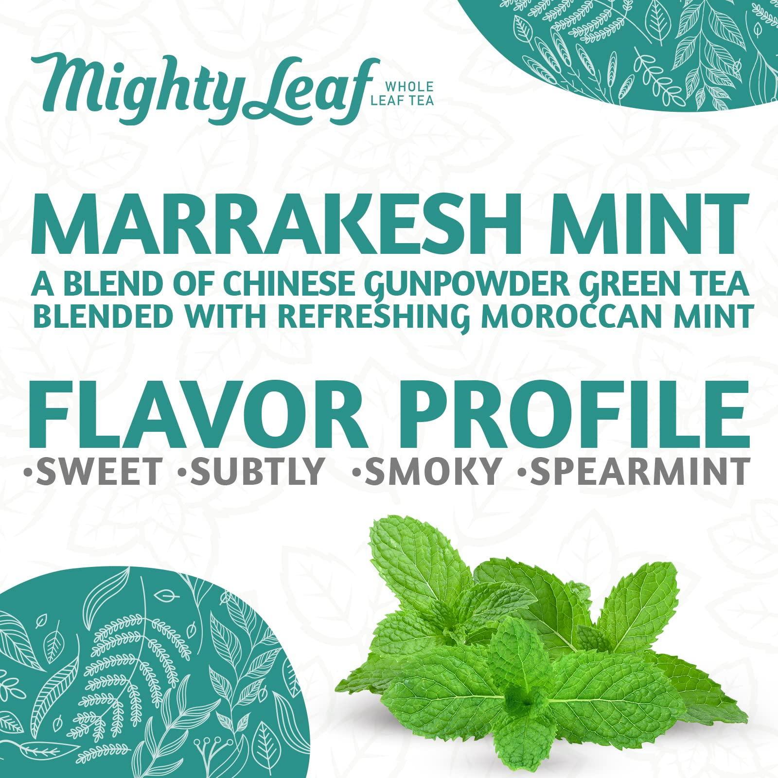 Mighty Leaf Mighty Leaf Tea - Marrakesh Mint - 100 Pouches Foil Wrapped