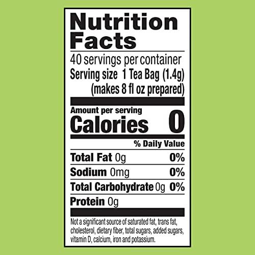 Lipton Lipton Decaffeinated Green Tea Bags, Unsweetened Teabags for Decaf Hot Tea or Decaf Iced Tea, 240 Total Tea Bags (40ct - Pack of 6)