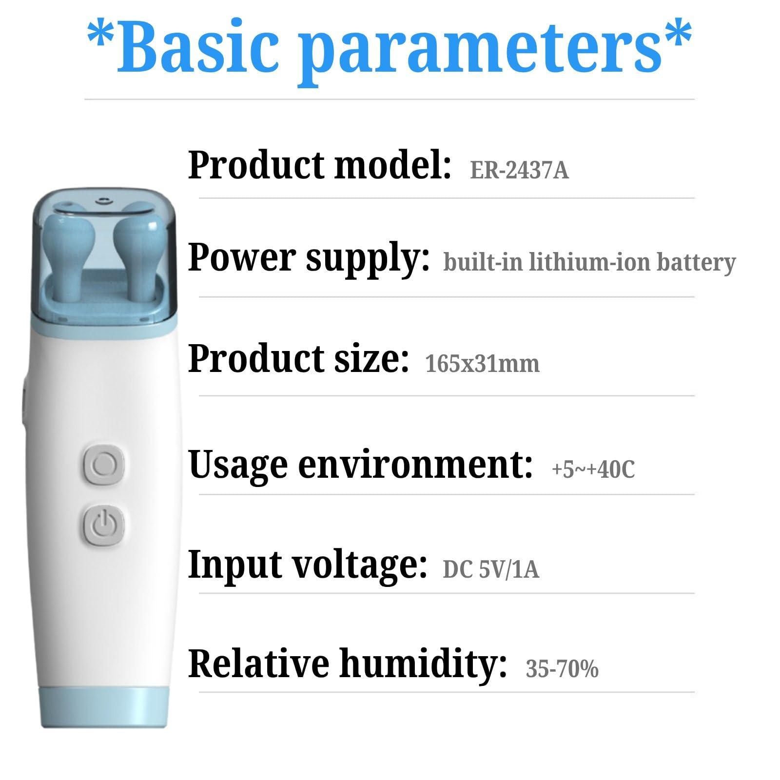 CEPSCS CEPSCS Ear Pressure Relief Device, Balanced Ear Pressure Expander, Tinnitus, Earache, Maintains Ear Pressure Balance to Improve Hearing, Relieve Tinnitus and Ear Pain, White